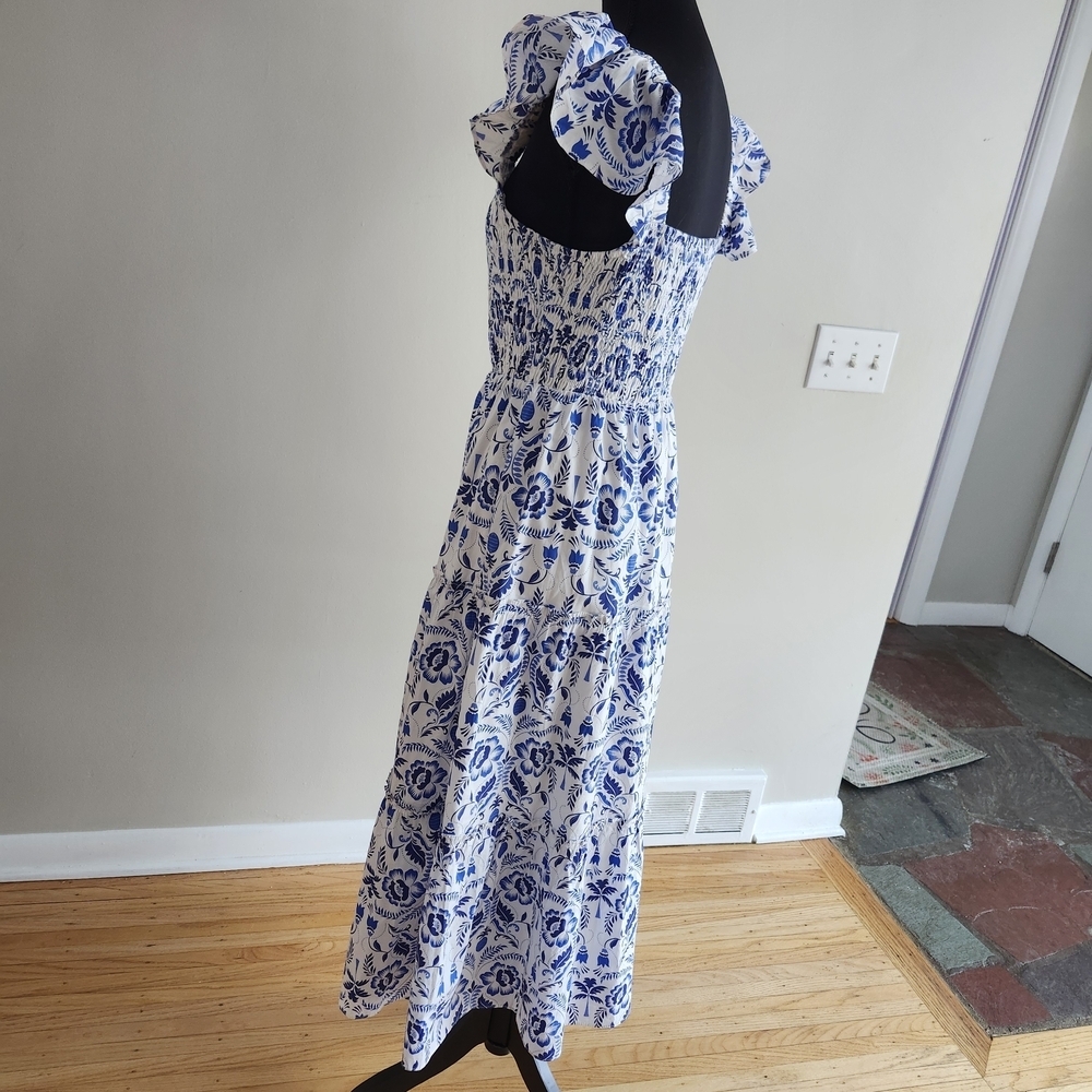 Sugarlips Blue and White Sundress  Maxi - Picture 3 of 4